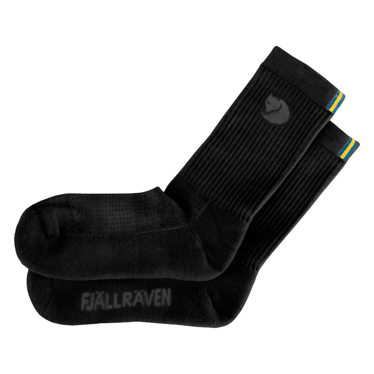 Fjällräven Wool Sock – dlhé merino ponožky Black, 70 % merino vlna