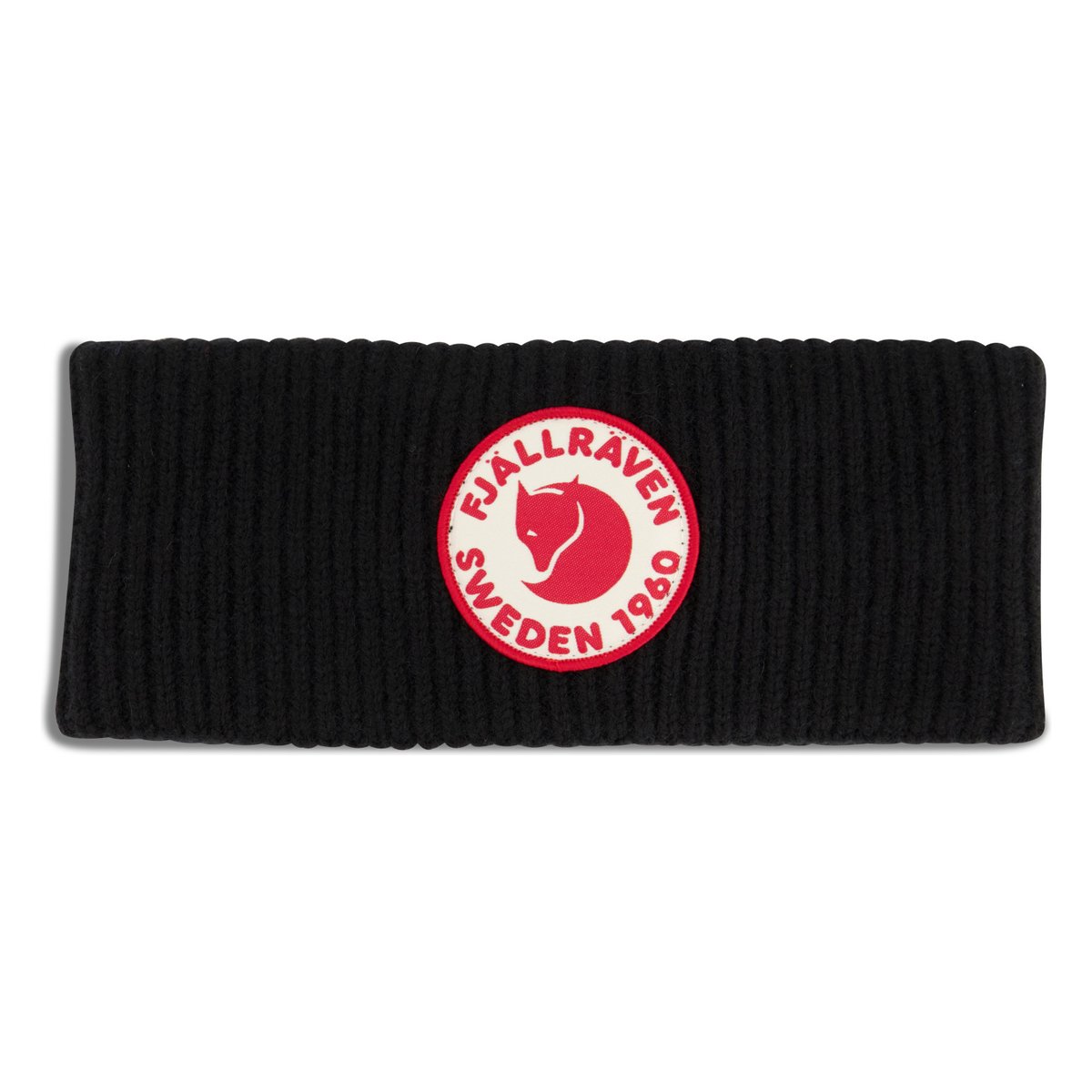 Fjällräven 1960 Logo Headband – vlnená rebrovaná čelenka s logom